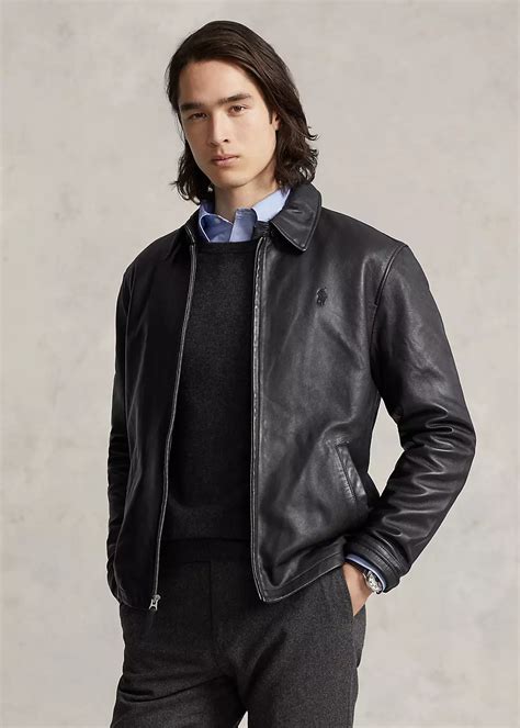 ralph lauren lambskin jacket.